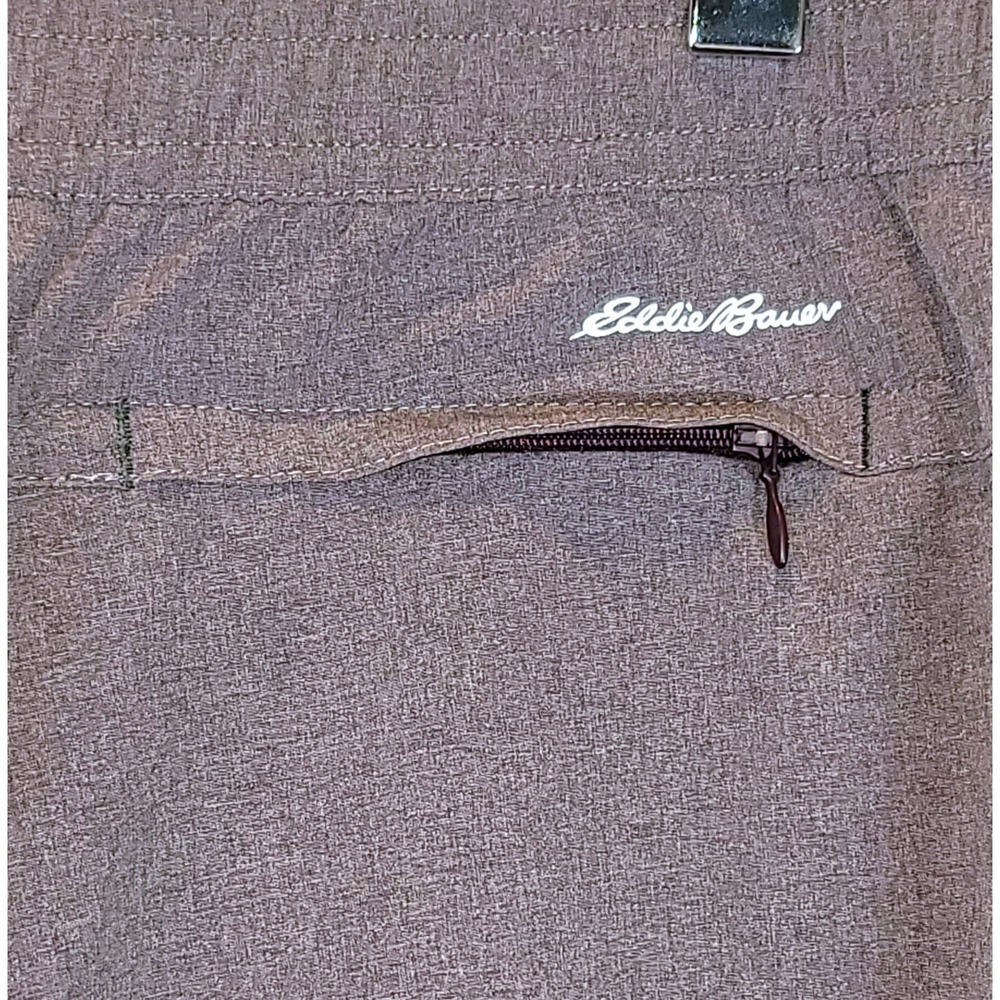 Eddie Bauer Hiking Pants Pull-On Womens Sz XL Pink Purple Lightweight Pockets - Picture 5 of 10
